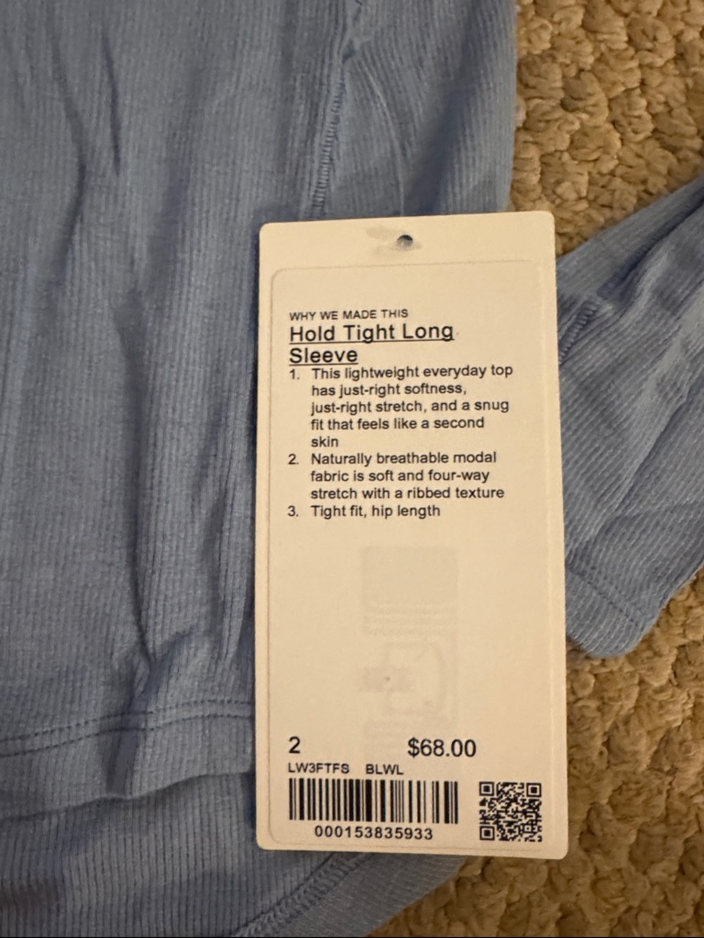Lululemon Hold Tight Long-Sleeve Top - Picture 3 of 3